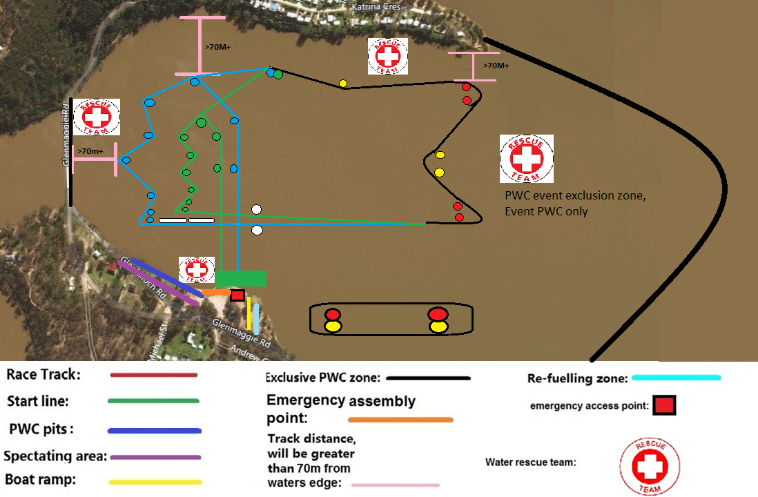 Exclusion zone Glenmaggie 