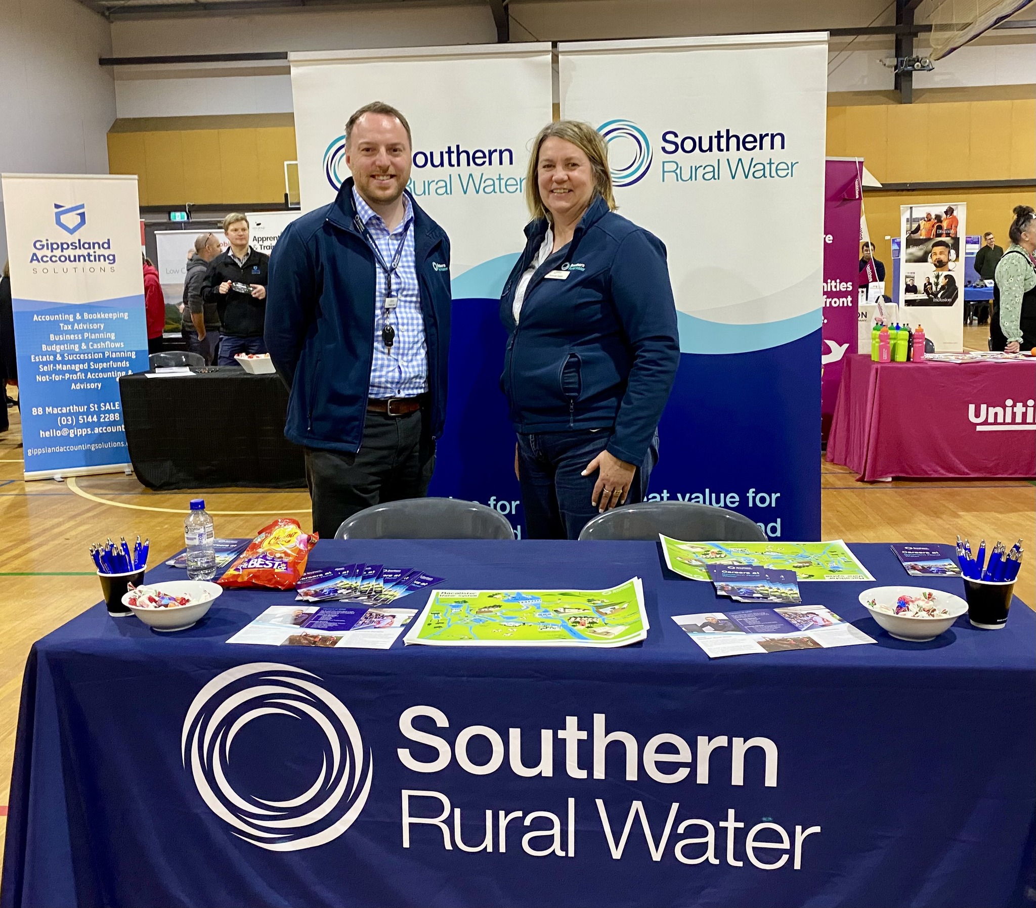 Southern Rural Water team at careers night