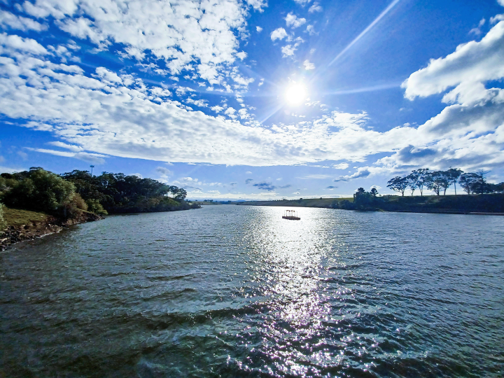 Melton reservoir on a sunny day